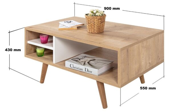 Venüs dohányzóasztal, 90 cm – TR707DWL1152