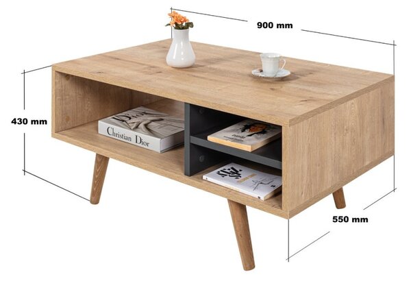 Venüs dohányzóasztal, 90 cm – TR707DWL1153