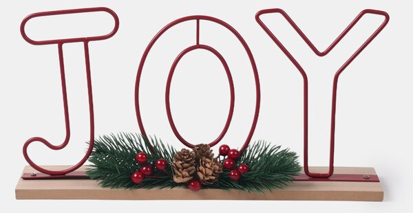 Sinsay - Karácsonyi dekoráció JOY - piros