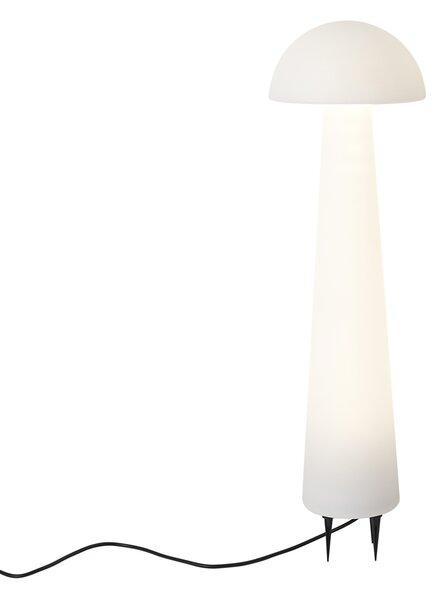 Álló kültéri lámpa fehér 80 cm LED-del IP44 - Fungi