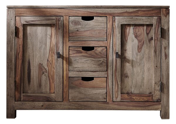 GREY WOOD rózsafa komód, masszív paliszander 85x120 cm