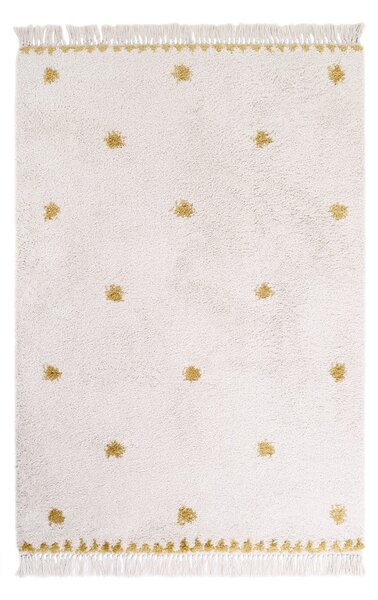 Wooly bézs-sárga szőnyeg, 120 x 170 cm - Nattiot