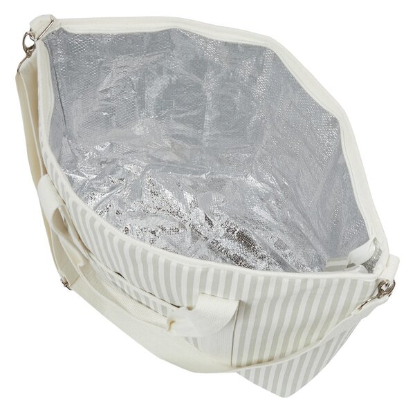 KEEP COOL hűtőtáska 52 x 16cm, szürke-fehér