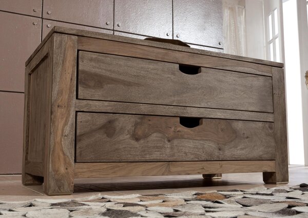 GREY WOOD komód, masszív indiai paliszander 45x87 cm