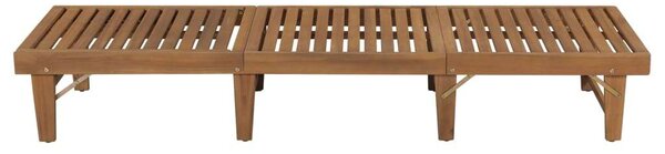 VidaXL Akácfa Napozóágy - 200cm - Zöld Párna