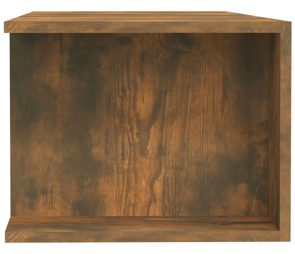 Füstös tölgy színű TV-szekrény LED-ekkel 135 x 39 x 30 cm