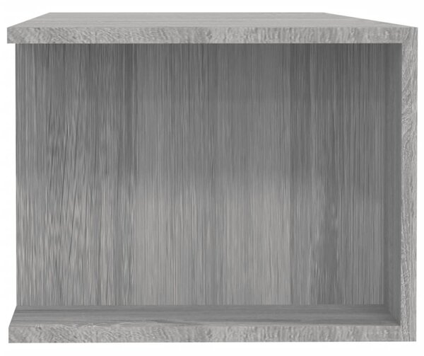 Szürke sonoma színű TV-szekrény LED-lámpákkal 135 x 39 x 30 cm