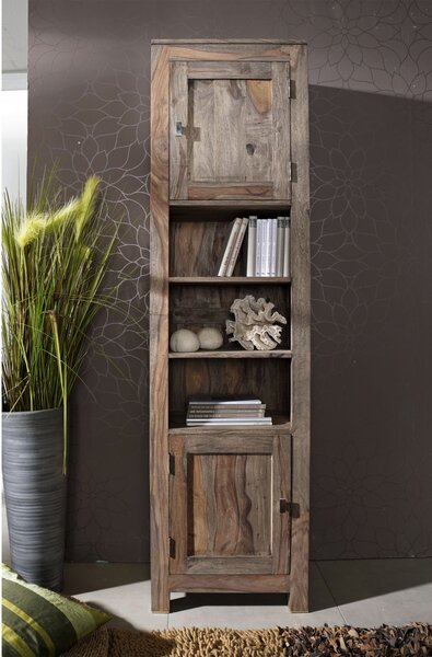 GREY WOOD rózsafa polc, masszív paliszander 200x55 cm