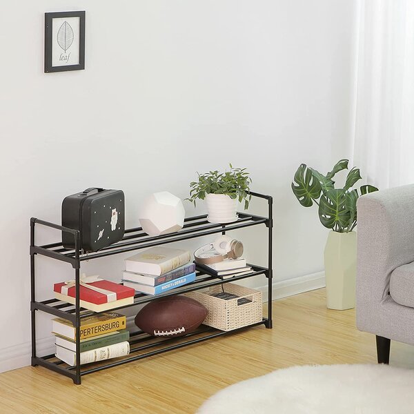 Fekete cipősszekrény VARIO 92x55 cm