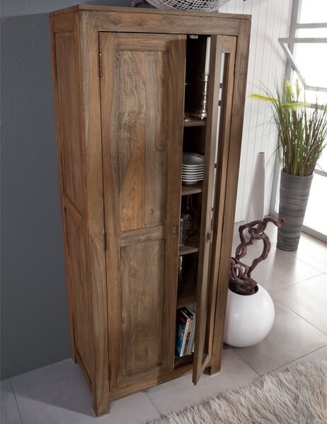 GREY WOOD polc, masszív indiai paliszander 180x70 cm