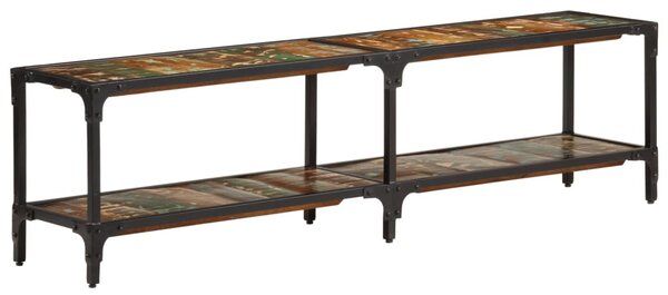Tömör újrahasznosított fa TV-szekrény 150x30x41 cm