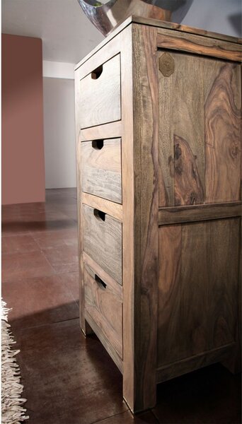 GREY WOOD komód, masszív indiai paliszander 100x45 cm