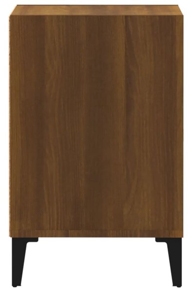 Barna tölgyszínű szerelt fa TV-szekrény 100x35x55 cm