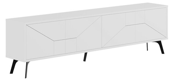 TV asztal/szekrény Duben (fehér)