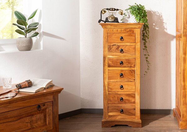 CAMBRIDGE HONEY komód masszív akác, mézszínű 112x47 cm
