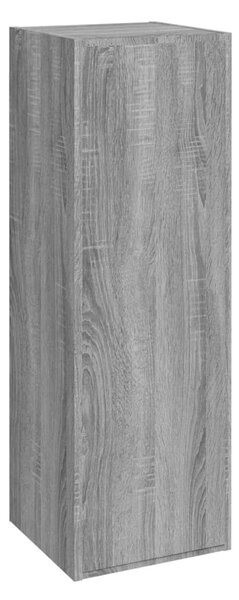 Szürke sonoma színű szerelt fa TV-szekrény 30,5 x 30 x 90 cm