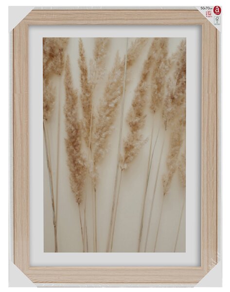 Actuel Képkeret mdf, 50x70 cm natur/fehér