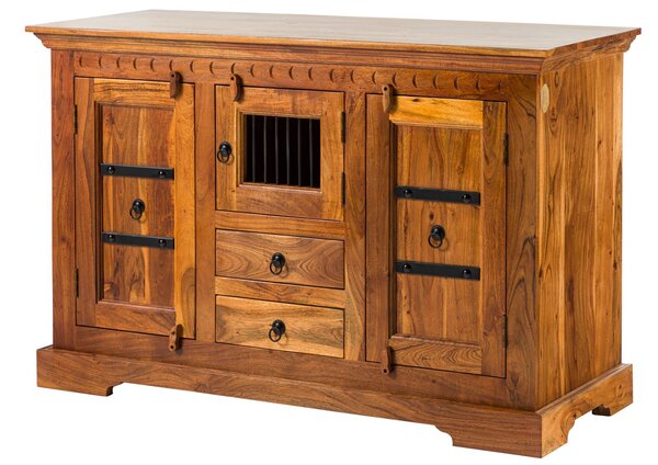 CAMBRIDGE HONEY komód masszív akác 85x130 cm