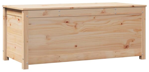 Tömör fenyőfa tárolóláda 110x50x45,5 cm