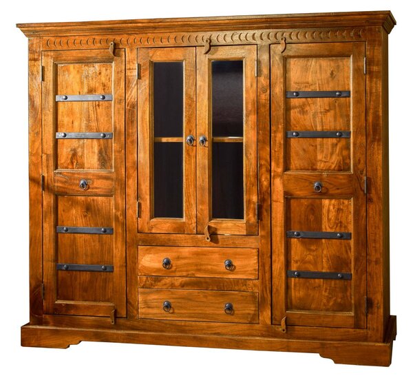 CAMBRIDGE HONEY Highboards komód8 masszív akác
