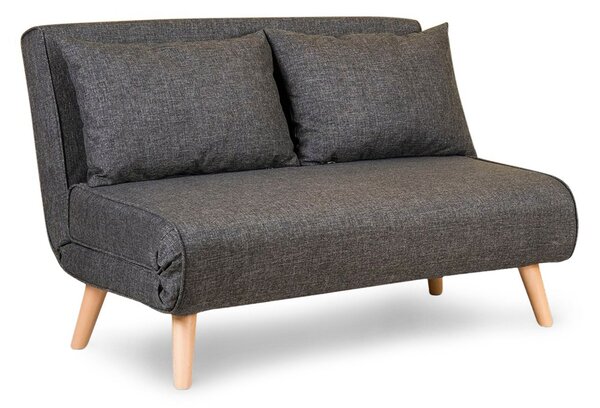 Kanapé futon Fillie (sötétszürke). Akció -28%