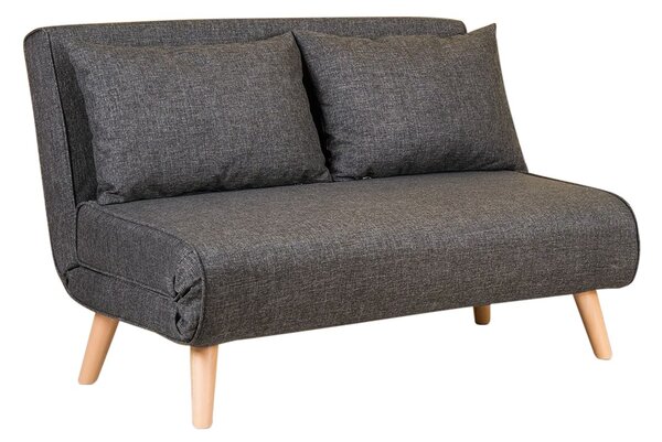 Kanapé futon Fillie (sötétszürke). Akció -28%
