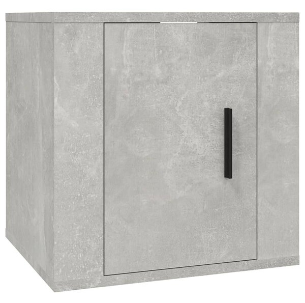 Betonszürke fali TV-szekrény 40x34,5x40 cm