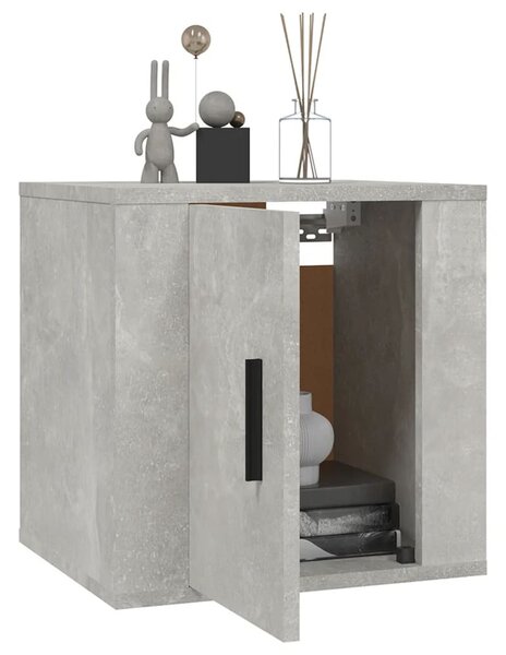 Betonszürke fali TV-szekrény 40x34,5x40 cm