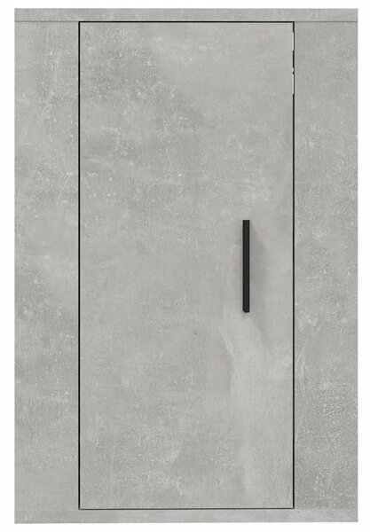 2 db betonszürke fali TV-szekrény 40x34,5x60 cm