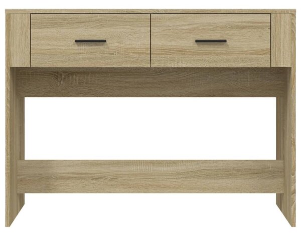 Sonoma tölgy színű szerelt fa dohányzóasztal 100 x 39 x 75 cm