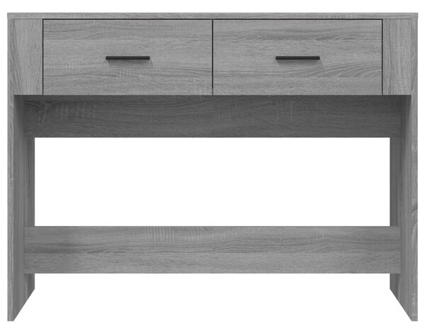 Szürke sonoma színű szerelt fa tálalóasztal 100 x 39 x 75 cm