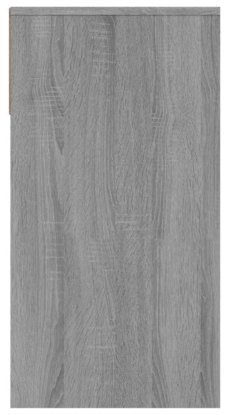 Szürke sonoma színű szerelt fa tálalóasztal 100 x 39 x 75 cm