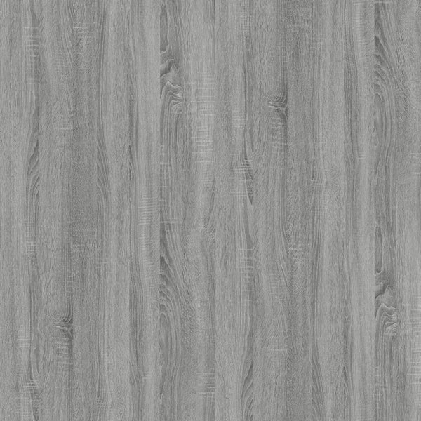 Szürke sonoma szerelt fa és vas dohányzóasztal 100 x 45 x 45 cm