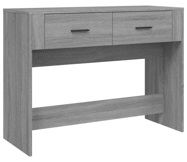Szürke sonoma színű szerelt fa tálalóasztal 100 x 39 x 75 cm