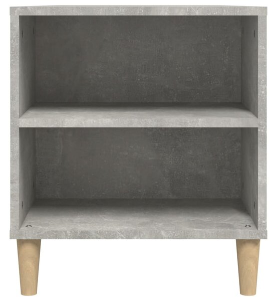 Betonszürke szerelt fa TV-szekrény 102 x 44,5 x 50 cm