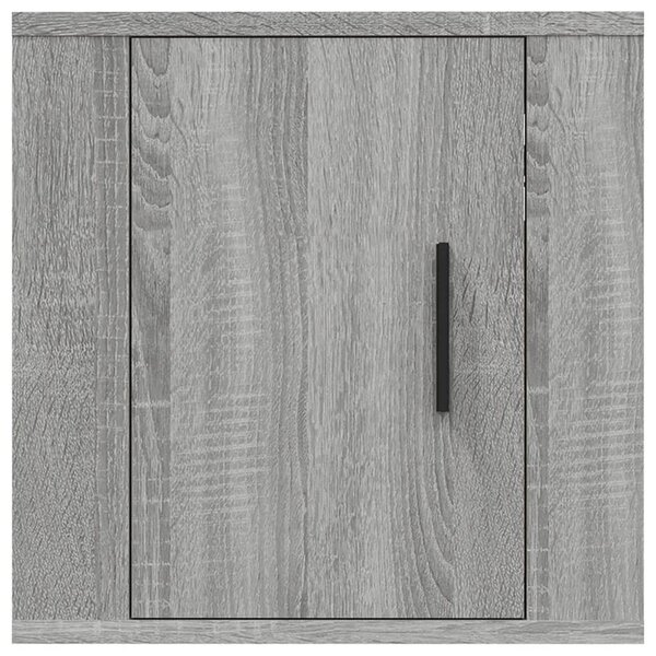2 db szürke sonoma falra szerelhető TV-szekrény 40x34,5x40 cm