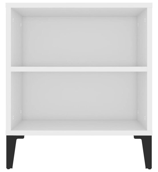 Fehér szerelt fa TV-szekrény 102x44,5x50 cm