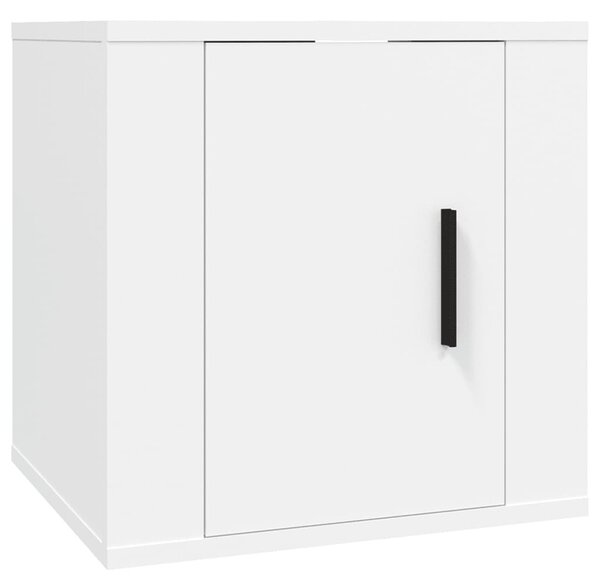 2 db fehér falra szerelhető TV-szekrény 40 x 34,5 x 40 cm