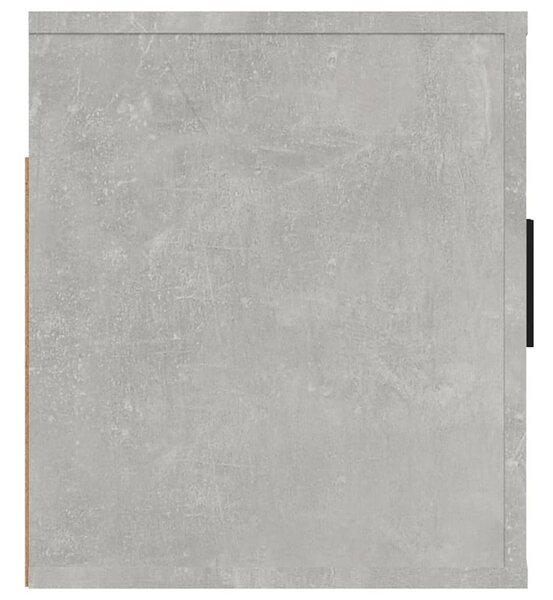 Betonszürke fali TV-szekrény 100x34,5x40 cm