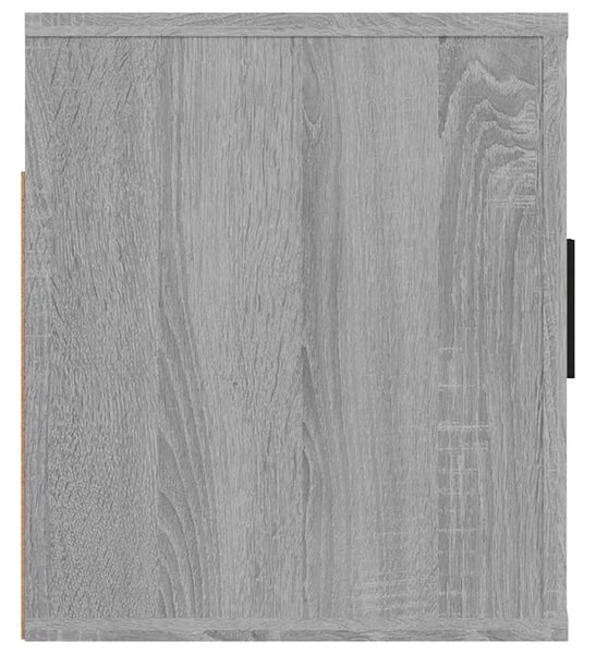 Szürke sonoma színű fali TV-szekrény 100x34,5x40 cm