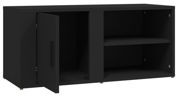 2 db fehér szerelt fa TV-szekrény 80x31,5x36 cm