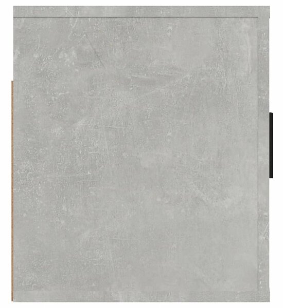 Betonszürke fali TV-szekrény 80x34,5x40 cm