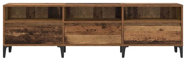 TV szekrény Régi fa 150 x 30 x 44,5 cm Műszaki fa és vas