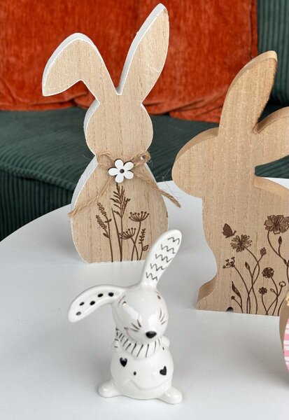 Húsvéti fa nyúl FLORAL RABBIT 20 cm