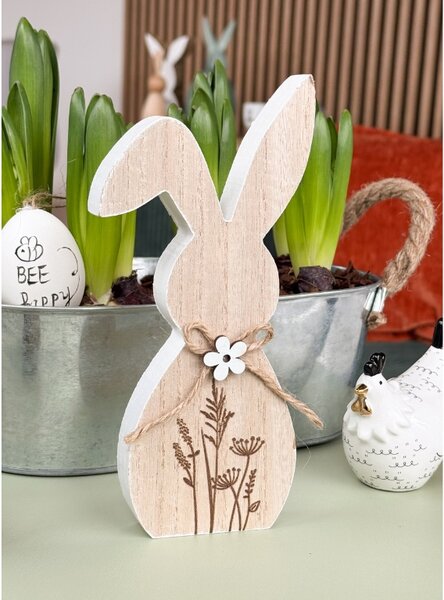 Húsvéti fa nyúl FLORAL RABBIT 20 cm