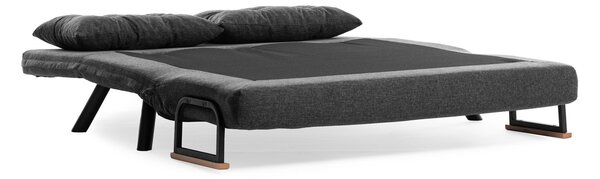 Kanapé futon Sandy (sötétszürke)