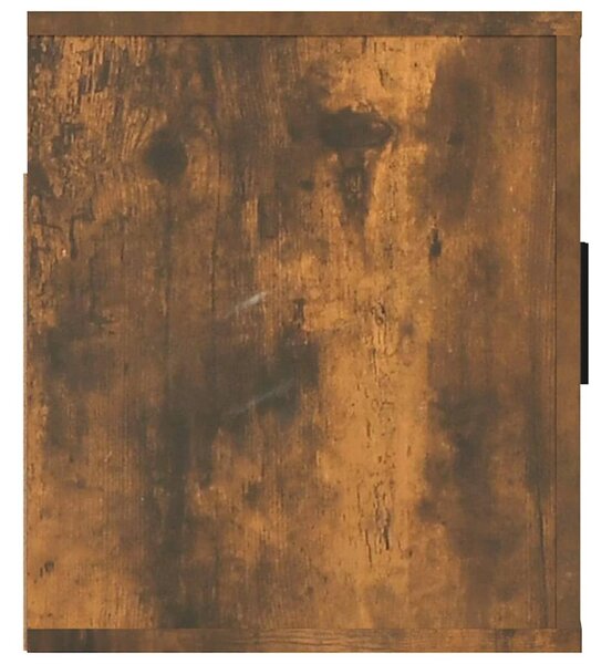 Füstös tölgy színű fali TV-szekrény 80 x 34,5 x 40 cm