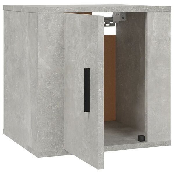2 db betonszürke fali TV-szekrény 40x34,5x40 cm