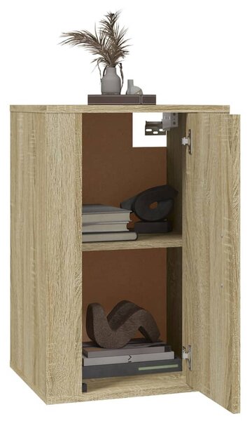 2 db sonoma tölgy fali TV-szekrény 40x34,5x60 cm