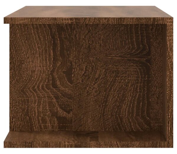 Barna tölgy színű LED-es TV-szekrény 90 x 39 x 30 cm